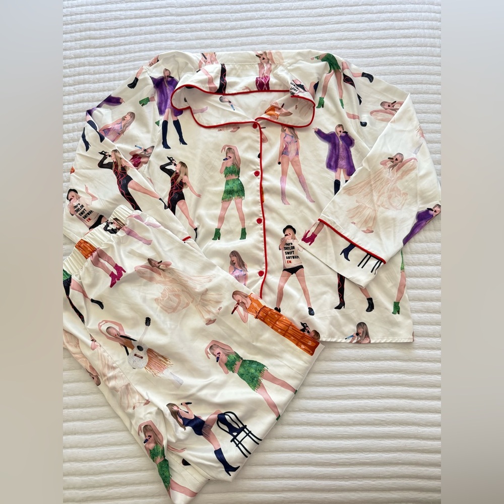 taylor swift eras tour inspired pajama set size XL